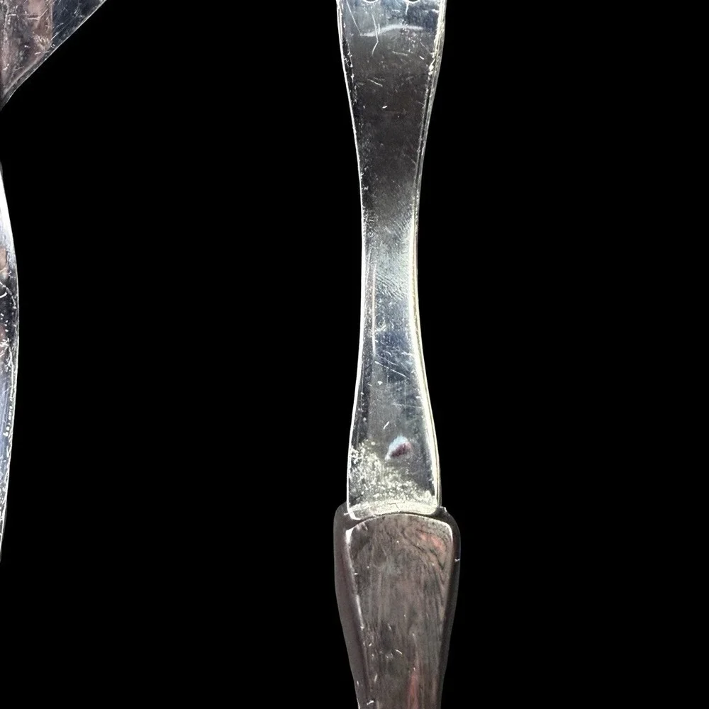 Cutco Serving Set‎ Spoon 17KI and Carving Fork 1726 KI Brown Swirl Handle